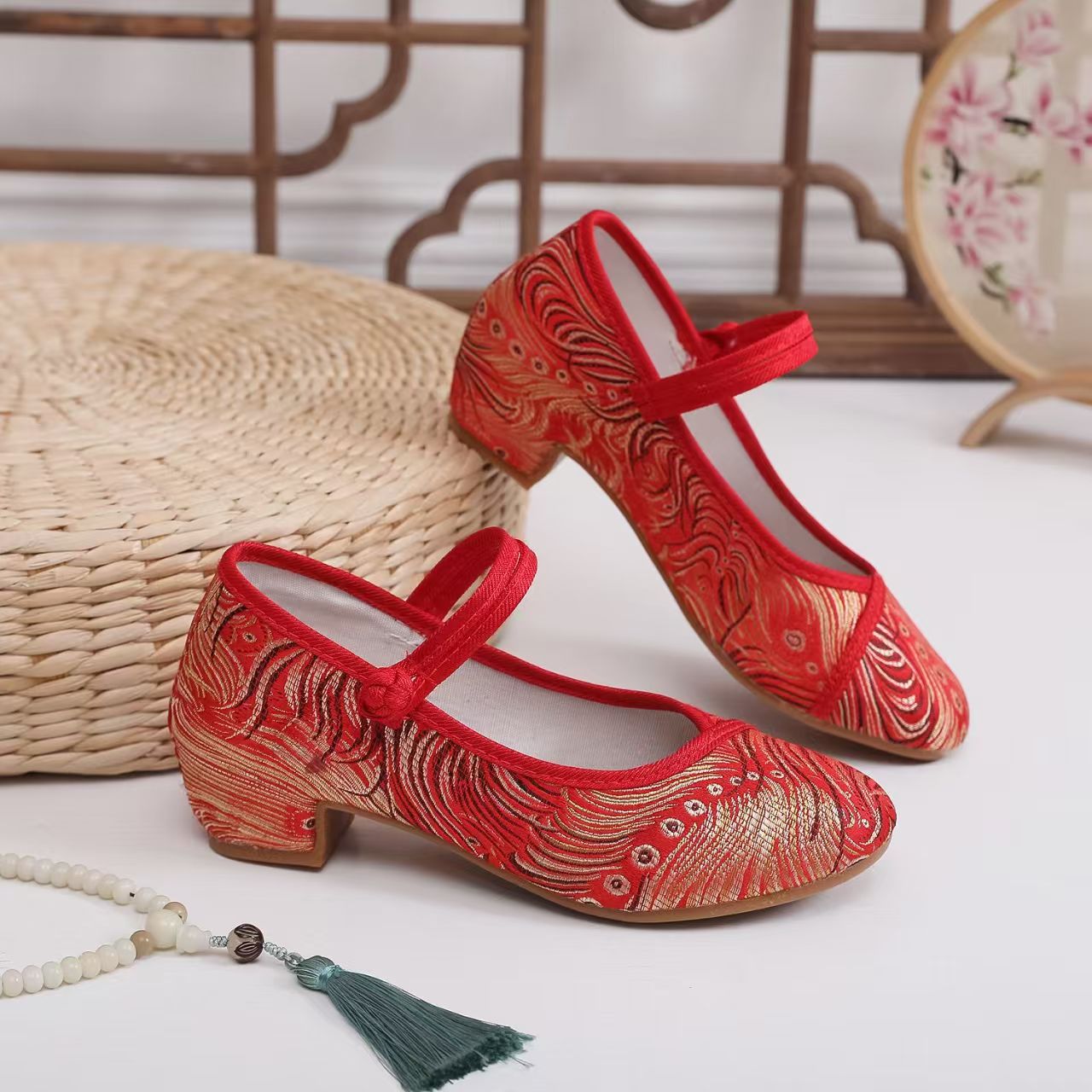 Ethnic Fabric - Scarpe Cheongsam da Donna 2026 Nuove