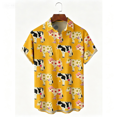 Ethnic Clothing & Online Fashion Store Khaadi Us - Camicia Hawaiana alla Moda con Motivi