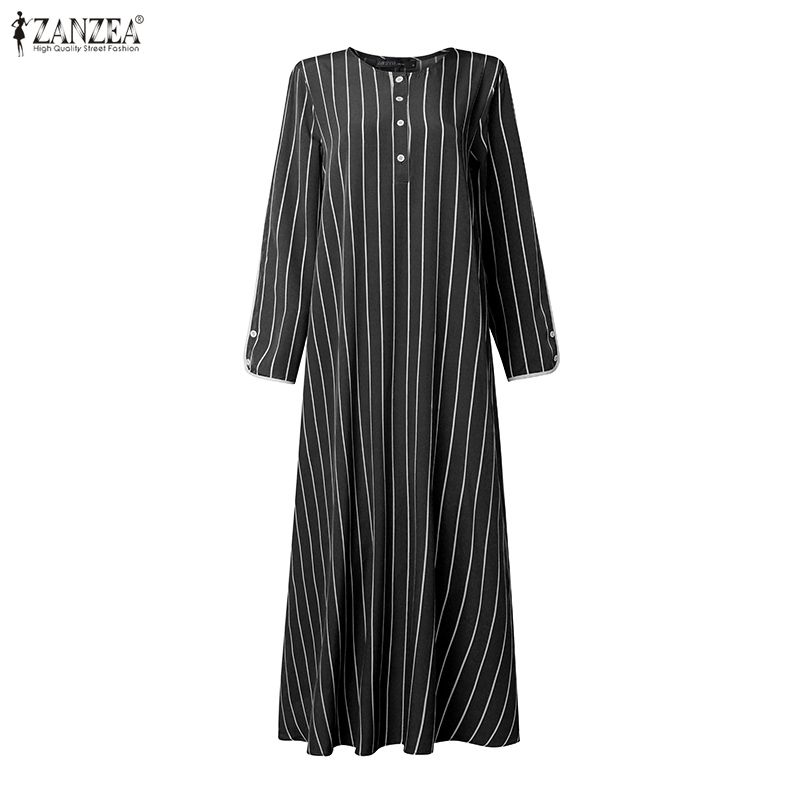 Abito Lungo a Righe Modesto pe - Abaya Modest Wear recensione e prezzo
