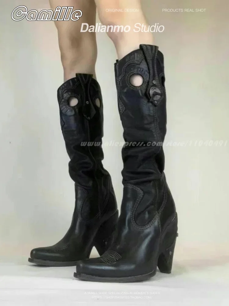 Stivali sexy pieghettati alla  - Ethnic Fashion Women recensione e prezzo